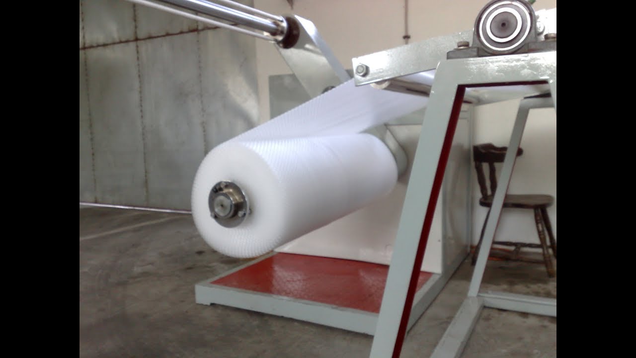 How it's made?! Air bubble film production process - 2 layers 10.2017.