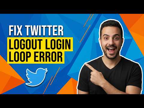 How To Fix Something Went Wrong Loop On Twitter Logout Login Error Easy Guide