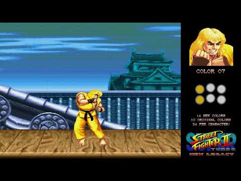 Super Street Fighter II Turbo: New Legacy (v0.4)  - New Colors Showcase