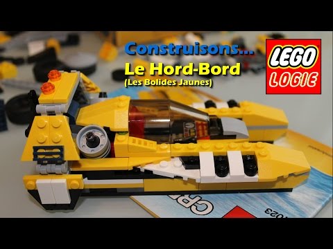 Vidéo LEGO Creator 31023 : Les bolides jaunes