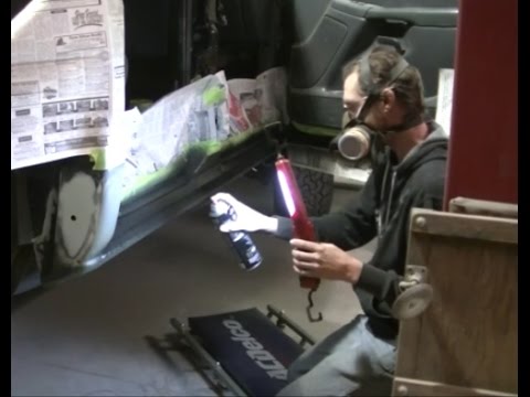 Darth Dually Silverado Crew Cab Rusty Rocker Repair 6 "Dupli-Color Bed Armor"