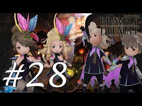 Bravely Default Gameplay Walkthrough Part 28 -  Summoner Mephilia Boss [English][N3DS]