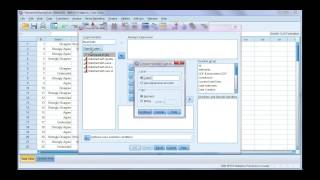Compute a mean score from several variables in SPSS
