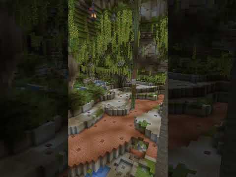 Minecraft Cave Base Terraforming #shorts