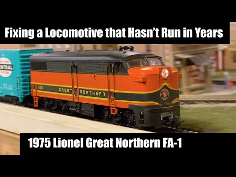 Zinc Rotted 1975 Lionel FA-1 Locomotive - Can We Make It Run Again?