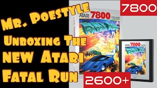Mr. Poestyle Unboxing The New Atari Fatal Run Atari 2600+ 7800