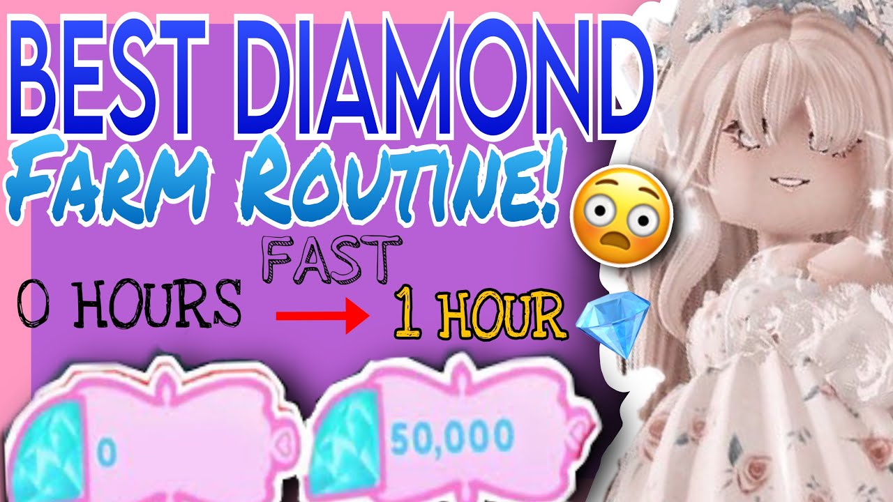 MAKE 50K DIAMONDS IN ONE HOUR WITH THIS FARMING ROUTINE! ROBLOX Royale High Diamond Farming Tips