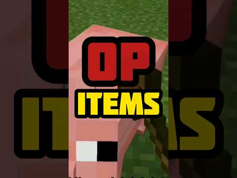 Minecraft But Pig Give OP Items🤩 #shorts