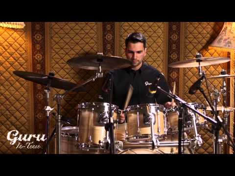 Guru In-Tense English Ash steam bent drums