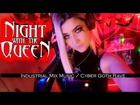 👑Night With the Queen: CYBER GOTH RAVE MIX MUSIC 🦾🔥 DJ Cyber Doll Morrigan