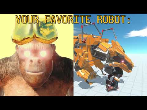 GORO BECOMING CANNY POV YOUR FAVORITE ROBOT IS  - ANIMAL REVOLT BATTLE SIMULATOR