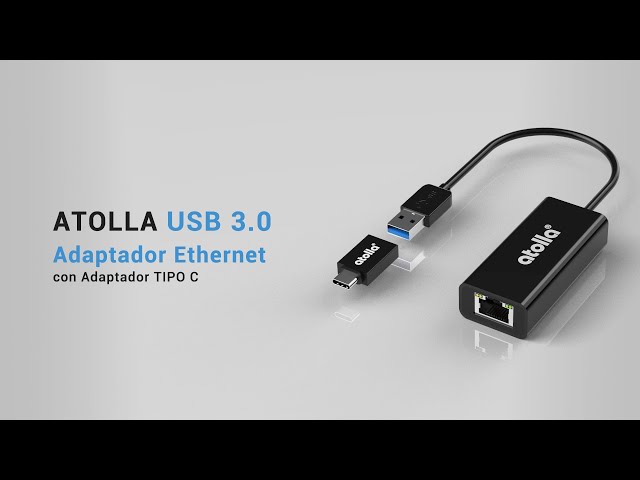 Vídeo relacionado con Adaptador USB Ethernet,ABLEWE Hub USB 3.0 con 3 Puertos USB 3.0 y1 Puerto LAN RJ45 1000M Gigabit para MacBook,Mac OS,iMac,Win,Chrome,Surface,XPS,etc.-Aluminio Plata
