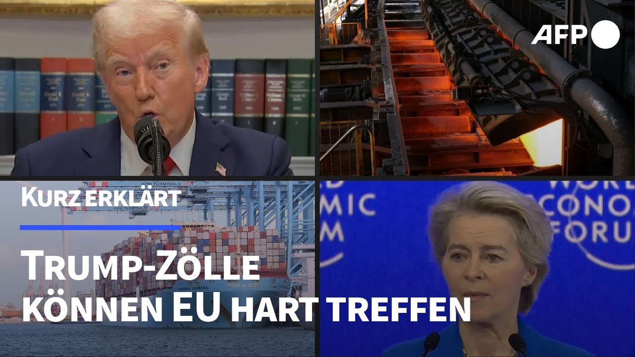 Kurz erklärt: Trump-Zölle können EU hart treffen | AFP