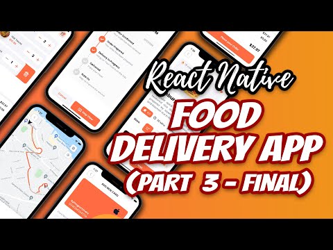 LCRN EP16 - Food Delivery App (Part 3) - React Native UI | Swipeable List | Maps | Direction