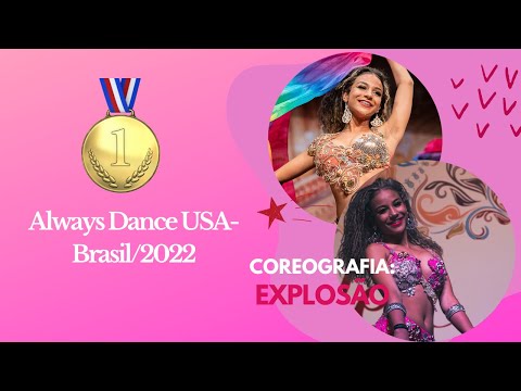 ALWAYS DANCE USA_BRASIL/ 2022I 1º LUGAR - DANÇA DO VENTRE- SOLO JUVENILI Espaço Daniela Guimarães