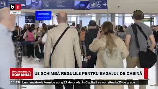 UE schimbă REGULILE pentru bagajul de CABINĂ