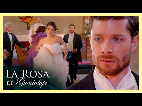 Julieta abandona a su prometido en el altar por ir tras el mensajero | La Rosa de Guadalupe 3/4| ...