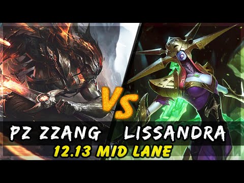 Pz Zzang - Yasuo vs Lissandra MID Patch 12.13 - Yasuo Gameplay