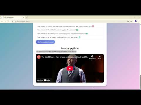 AI Teacher in Python Projects