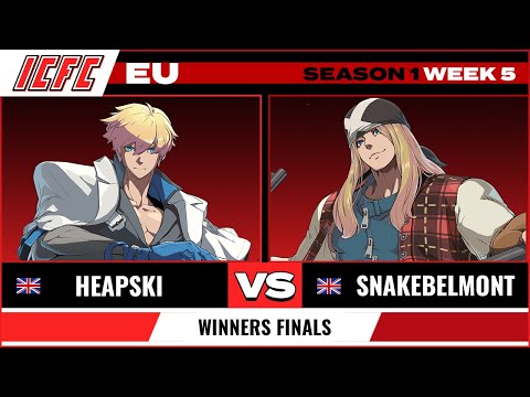 Heapski (Ky) vs Snakebelmont (Axl) Winners Finals - ICFC GGST EU: Season 1 Week 5