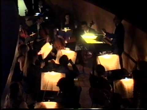 Premiere of  Menotti Amelia al Ballo Amelia Goes to the Ball Orchestra viewing angle part 3