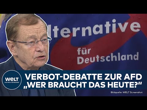 AFD: SPD will Verbotsverfahren vor Landtagswahlen! Hätte ein Antrag einen Erfolg? I WELT Analyse