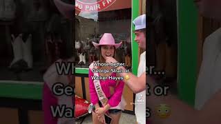 Whose better...George Strait or Walker Hayes? #granny #countrymusic