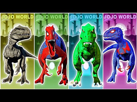 🦕JurassicWorld 🔥Tyrannosaurs 🆚Dinosaur Spider Man 🆚Dinosaur SuperHero 🆚Super T Rex Coffin Dance