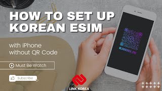 How to setting eSIM with iPhone(without QR Code)