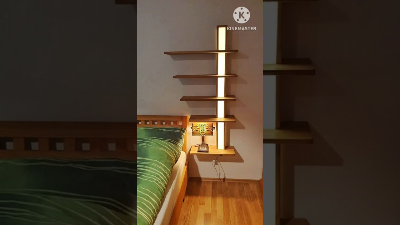 Modern Corner Shelf |#bookshelf #cornershelf #plantstand