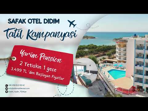 🏝Didim’de denize yakın, huzurlu bir tatil sizi bekliyor!