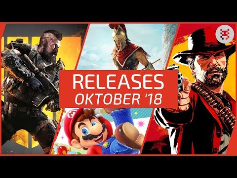 Neue SPIELE im OKTOBER 2018 für PS4, Xbox One, PC, Nintendo Switch + 3DS