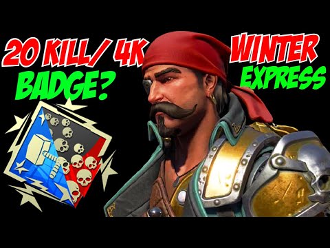 Can you get the 20 kills badge in WINTER EXPRESS LTM