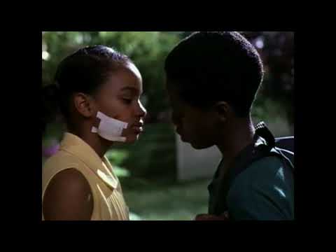 Montage frame from Love & Basketball trailer showing mix of romance and basketball