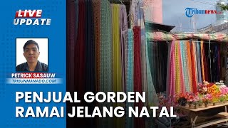 Penjual Gorden Menjamur di Area Pasar 45 Kota Manado Sulut Jelang Perayaan Natal 25 Desember