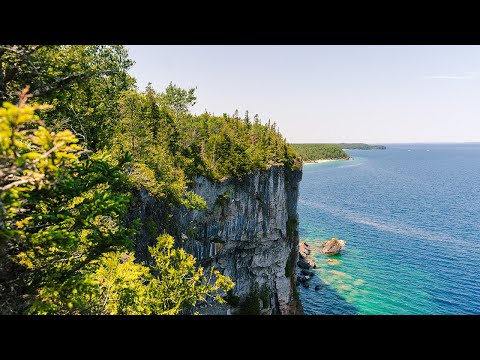 tobermory travel guide | BRUCE PENINSULA TRAIL CINEMATIC 4K