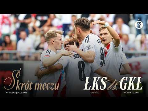 34K | SKRÓT MECZU | ŁKS - Górnik Łęczna 3:1