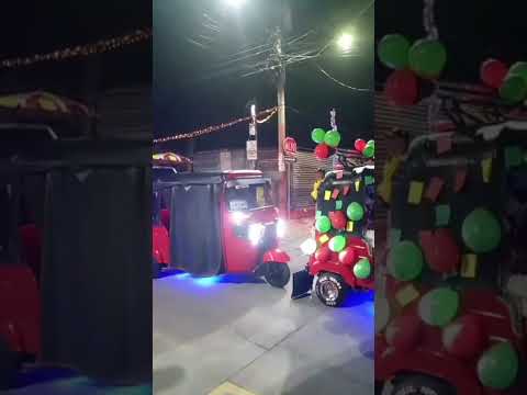 desfile navideño de Tuk tuk en san Cristóbal Totonicapán Guatemala 🛺🛺🎄🎄