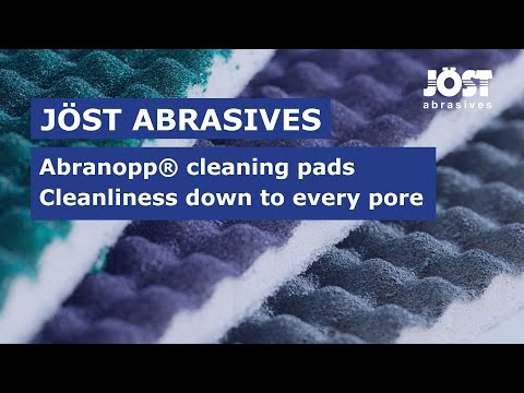 JÖST abrasives - Abranopp - the revolutionary cleaning pad