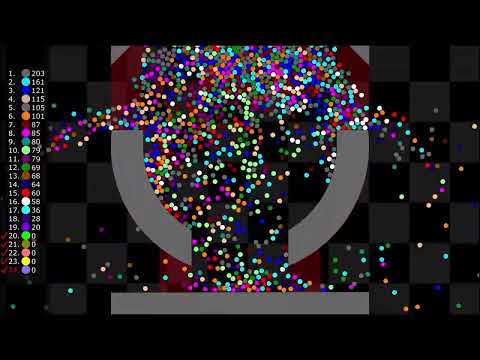 Don't Leak from the Pipe - Survival Proliferation Marble Race in Algodoo