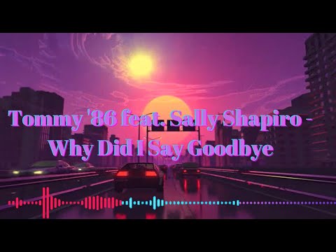Tommy '86 feat. Sally Shapiro - Why Did I Say Goodbye (with lyrics)