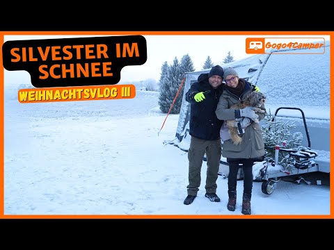 Schnee ohne Ende & Silvester auf dem Campingplatz ❄️🎆 | Wintercamping VLOG