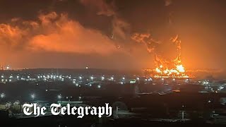 video: Multiple explosions in separatist city of Tiraspol after Ukraine hits Russian fuel depots