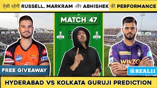 SRH vs KOL Dream11 Prediction Today Match | Hyderabad vs Kolkata IPL 2023 Dream 11 Team Today Match