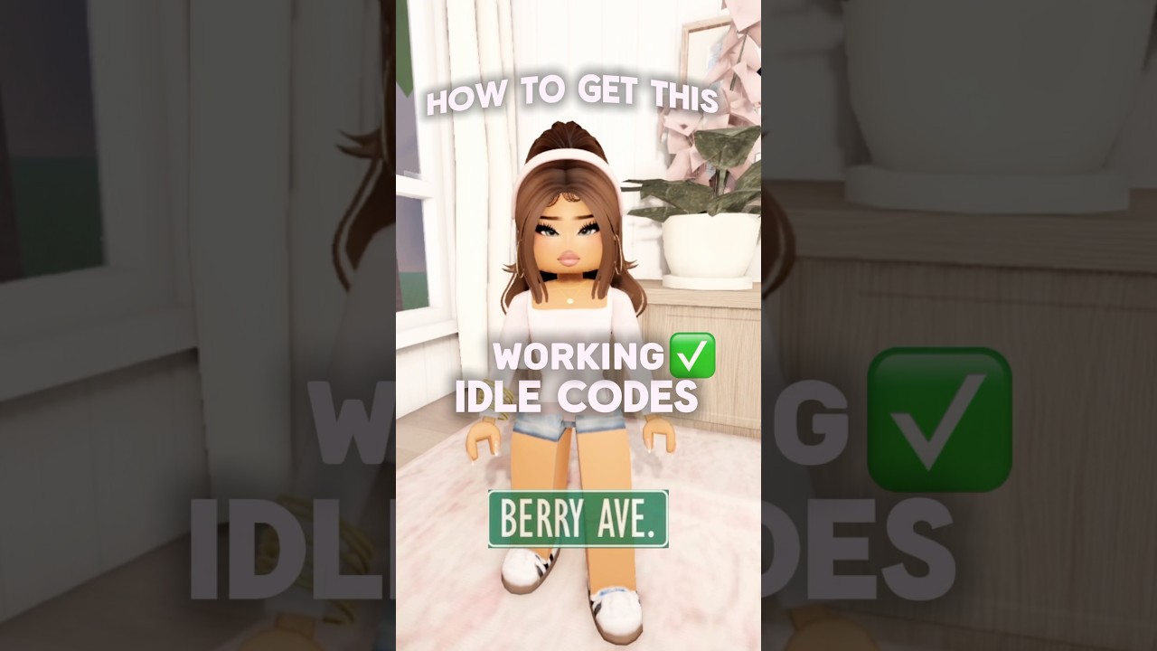 ✅ *FIXED* IDLE CODES ✨ #berryavenue #berryave #roblox #bloxburg #brookhaven #shorts #robloxedit