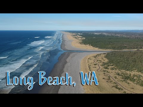 Drone footage of Long Beach