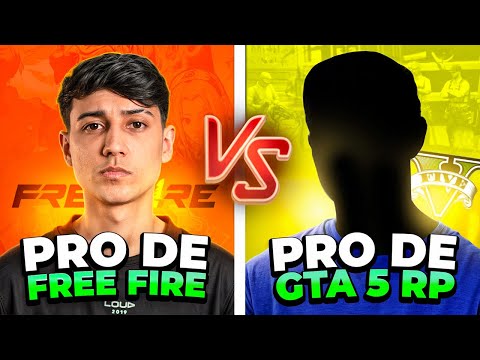 PROPLAYER DE GTA ME DESAFIOU PRO X1 NO FREEFIRE