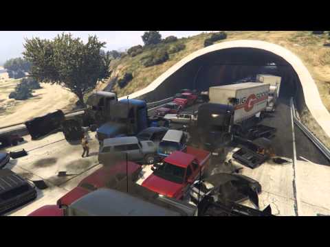Ridiculous Explosive Pile Up - GTA V Rockstar Editor