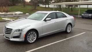 2015 Cadillac CTS 2.0T Luxury Collection Start Up and Walk Around