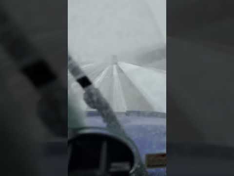 winter is back. I 90 west.  Madison Wisconsin